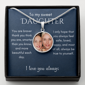 Sweet Daughter, Photo Necklace