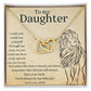 This Old Lion Dad - Interlocking Hearts Necklace 18K Yellow