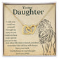 This Old Lion Dad - Interlocking Hearts Necklace - GetGifts