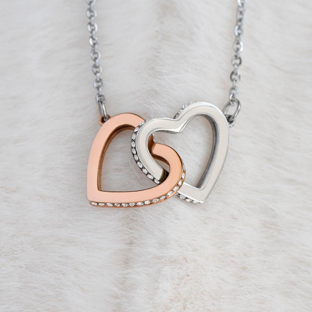 This Old Lion Dad - Interlocking Hearts Necklace - GetGifts