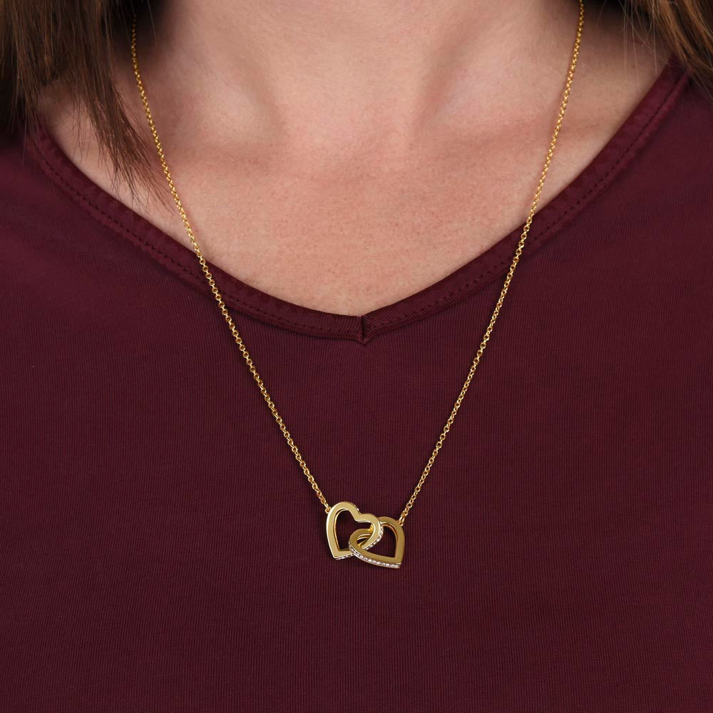 This Old Lion Dad - Interlocking Hearts Necklace - GetGifts