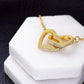 This Old Lion Dad - Interlocking Hearts Necklace - GetGifts