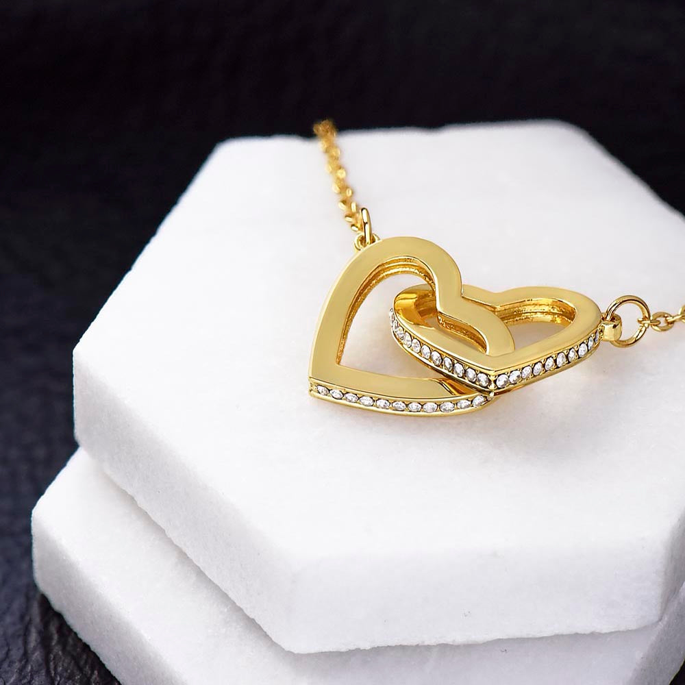 This Old Lion Dad - Interlocking Hearts Necklace - GetGifts
