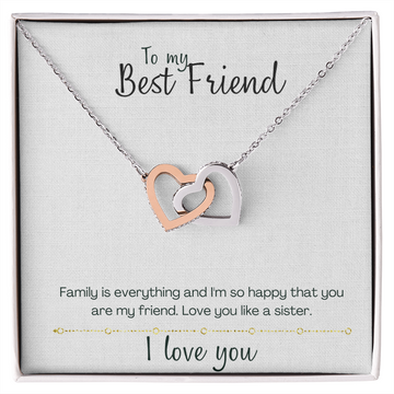 To My Best Friend - Like My Sister Necklace