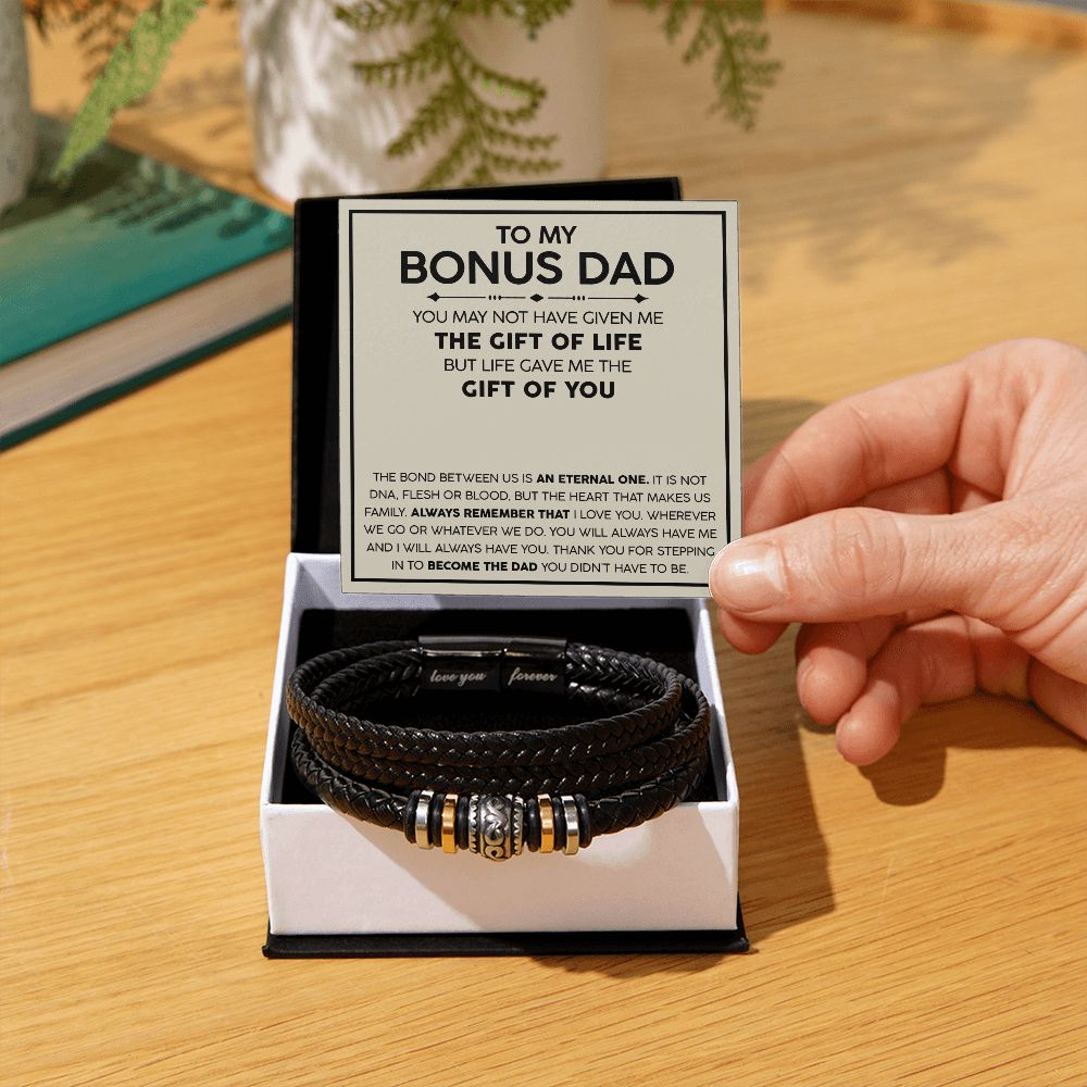 To my Bonus Dad Forever Bracelet - Jewelry