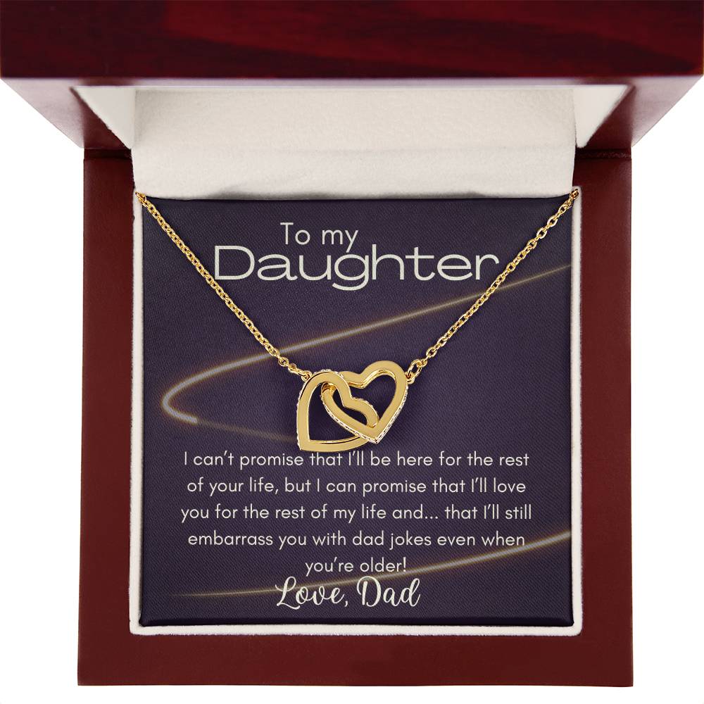 To My Daughter - Dad Jokes Jewelry