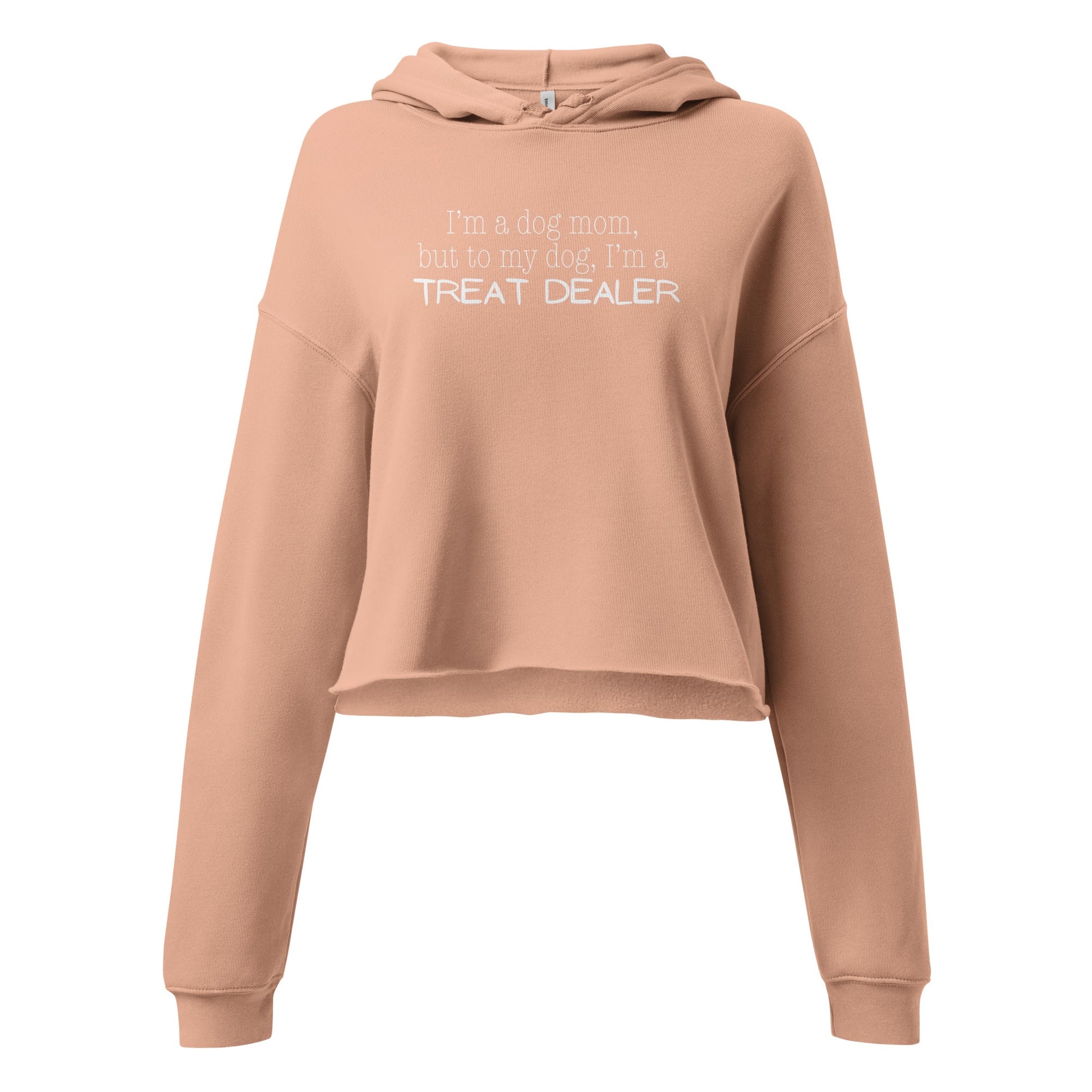 Treat Dealer Dog Mom Hoodie - Peach / S