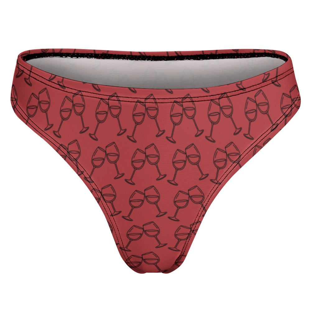 Wine Glass Thong Undies