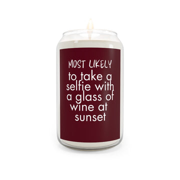 Wine Selfie Candle