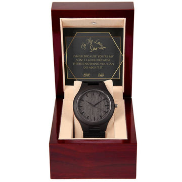 Wooden Watch - A Heartfelt Gift from Father to Beloved Son