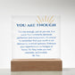 You Are Enough Plaque - GetGifts