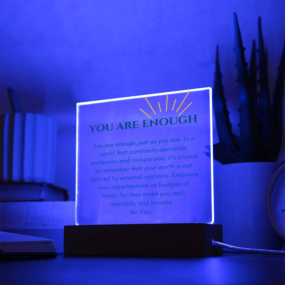 You Are Enough Plaque - Jewelry