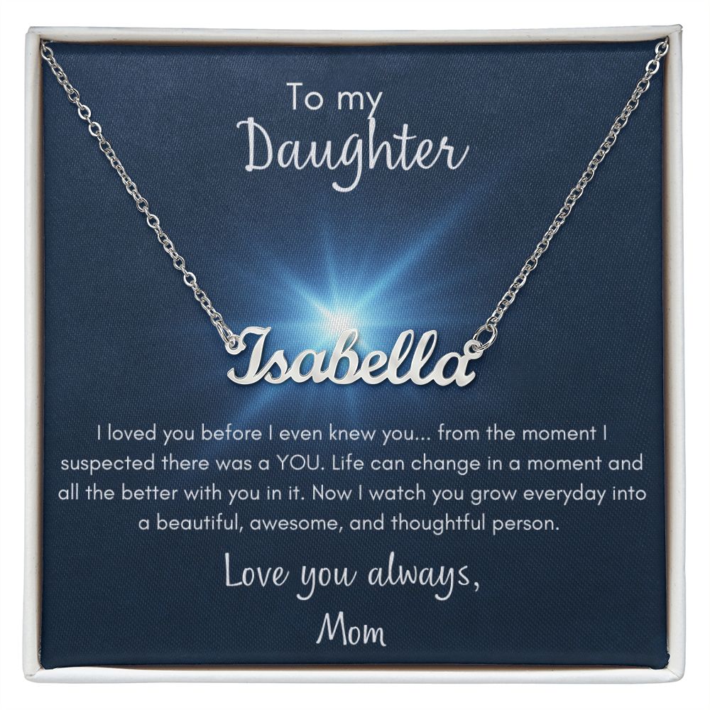 You My Daughter - Polished Stainless Steel / Standard Box